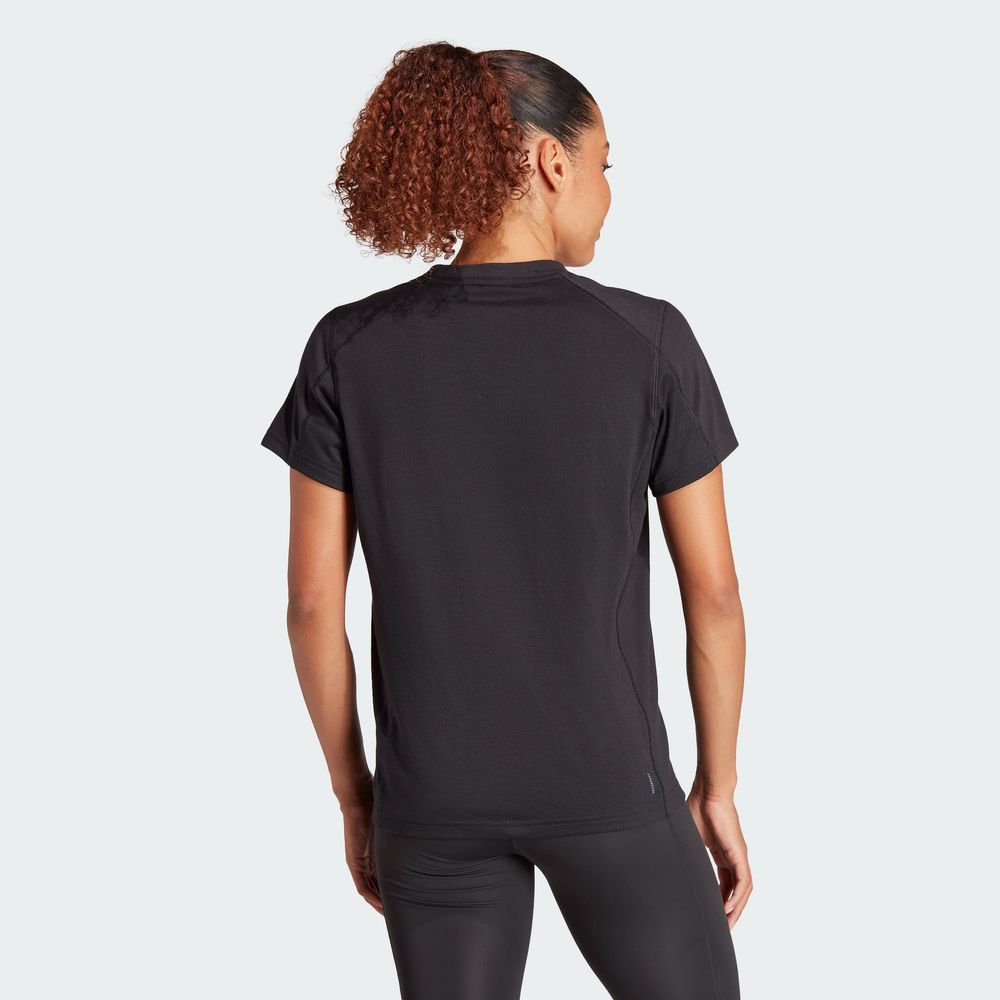 Foto 5 pulgar | Playera De Entrenamiento Train Essentials Big Performance Logo Adidas Negro Mujer