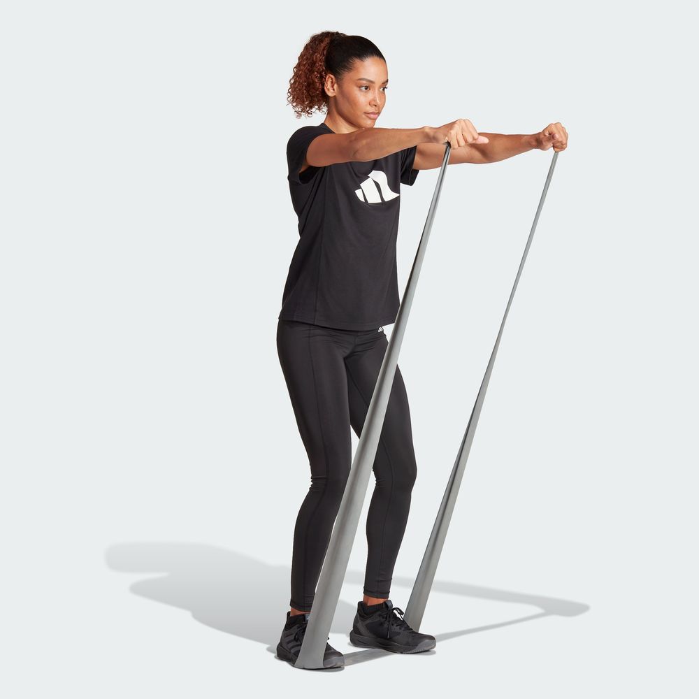 Foto 6 pulgar | Playera De Entrenamiento Train Essentials Big Performance Logo Adidas Negro Mujer