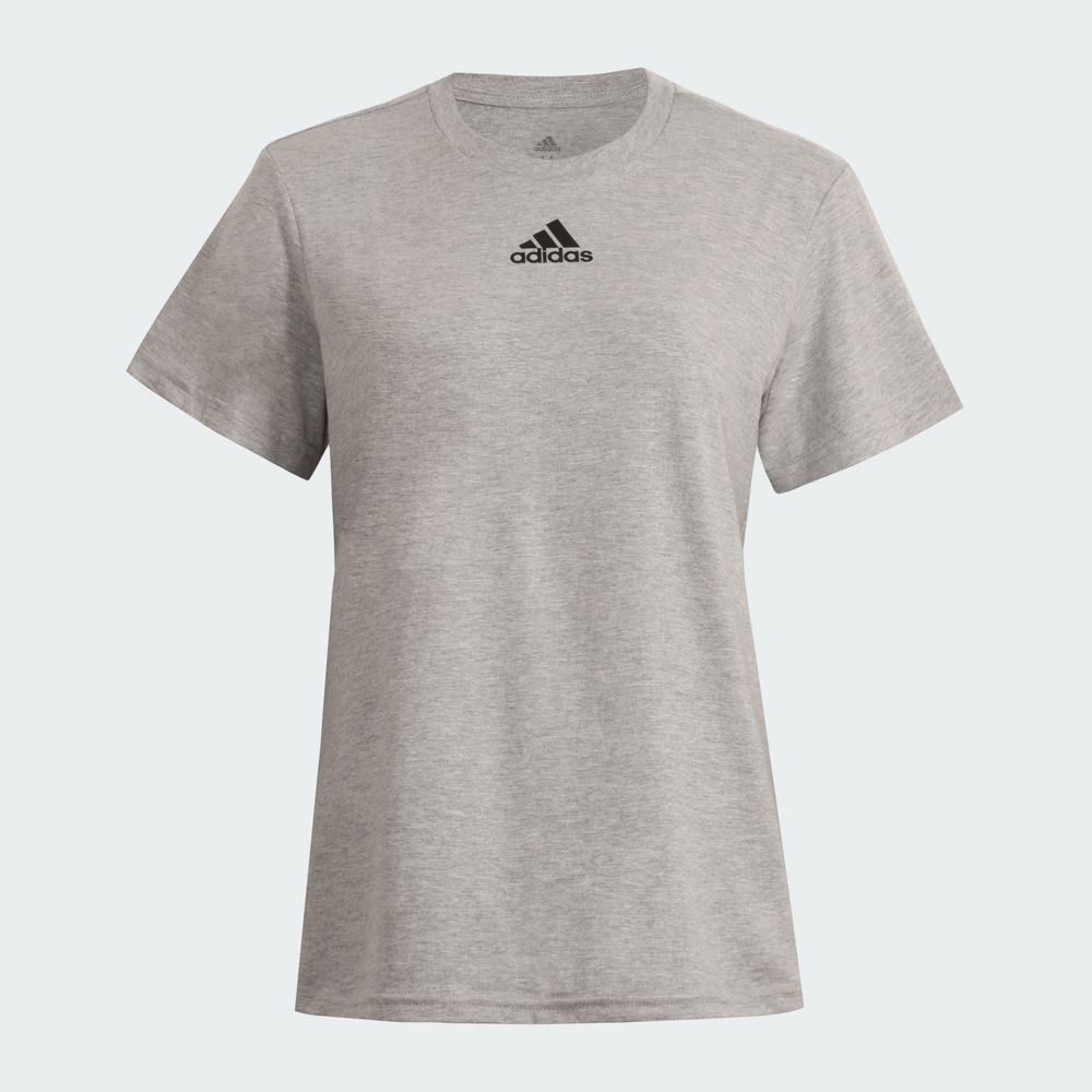 Foto 4 pulgar | Playera Adidas Gris para Mujer
