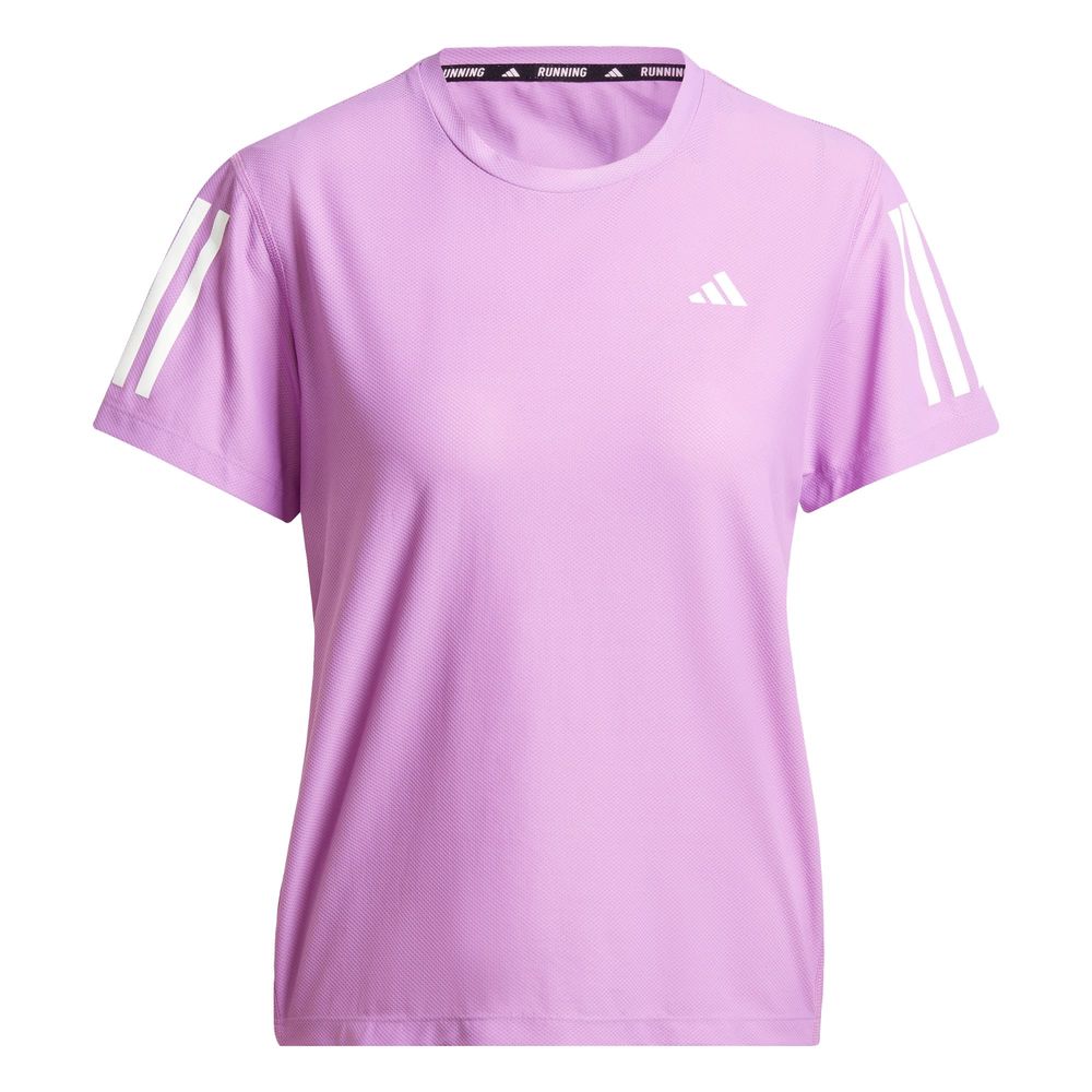 Foto 2 pulgar | Playera Own The Run Adidas Violeta Mujer