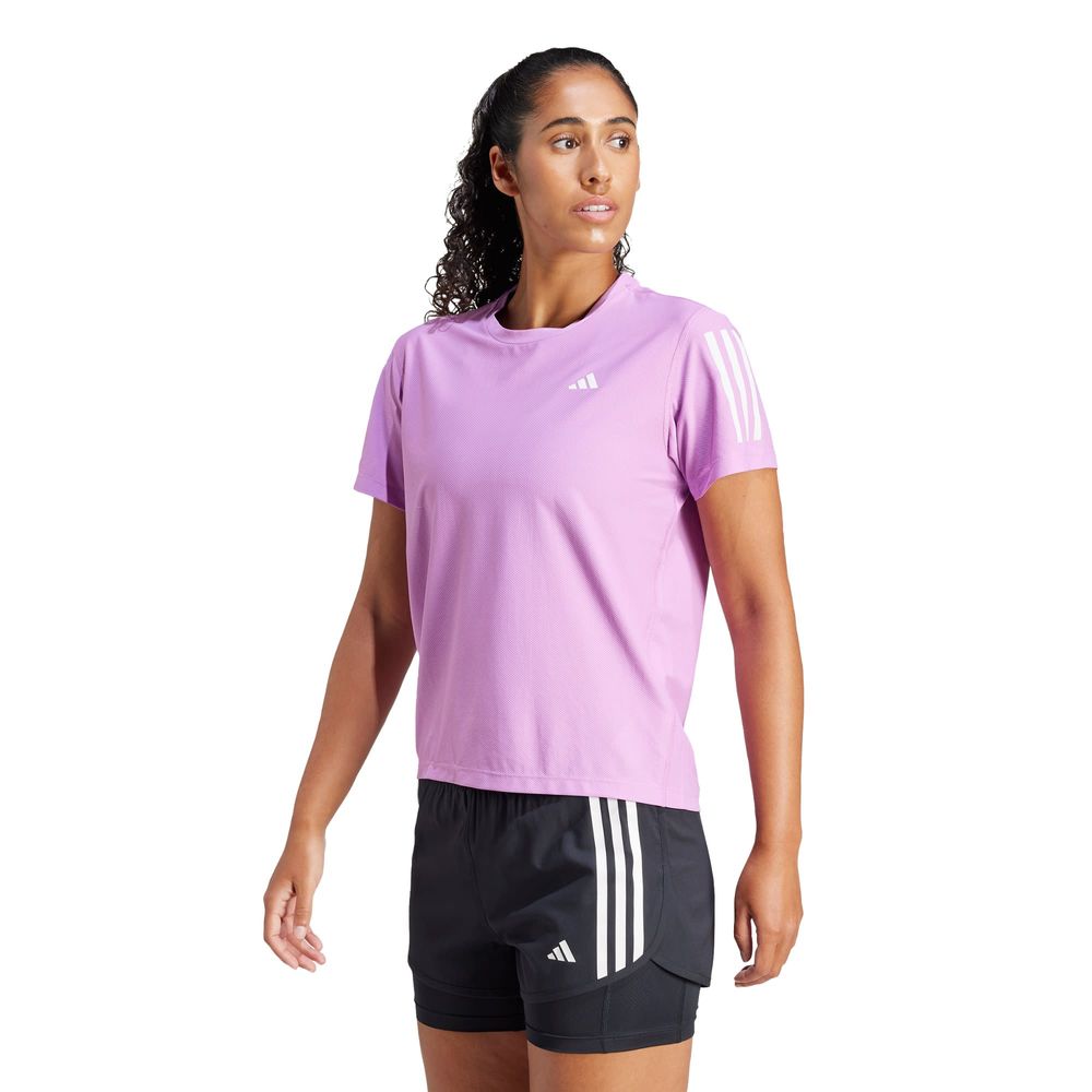 Foto 3 pulgar | Playera Own The Run Adidas Violeta Mujer