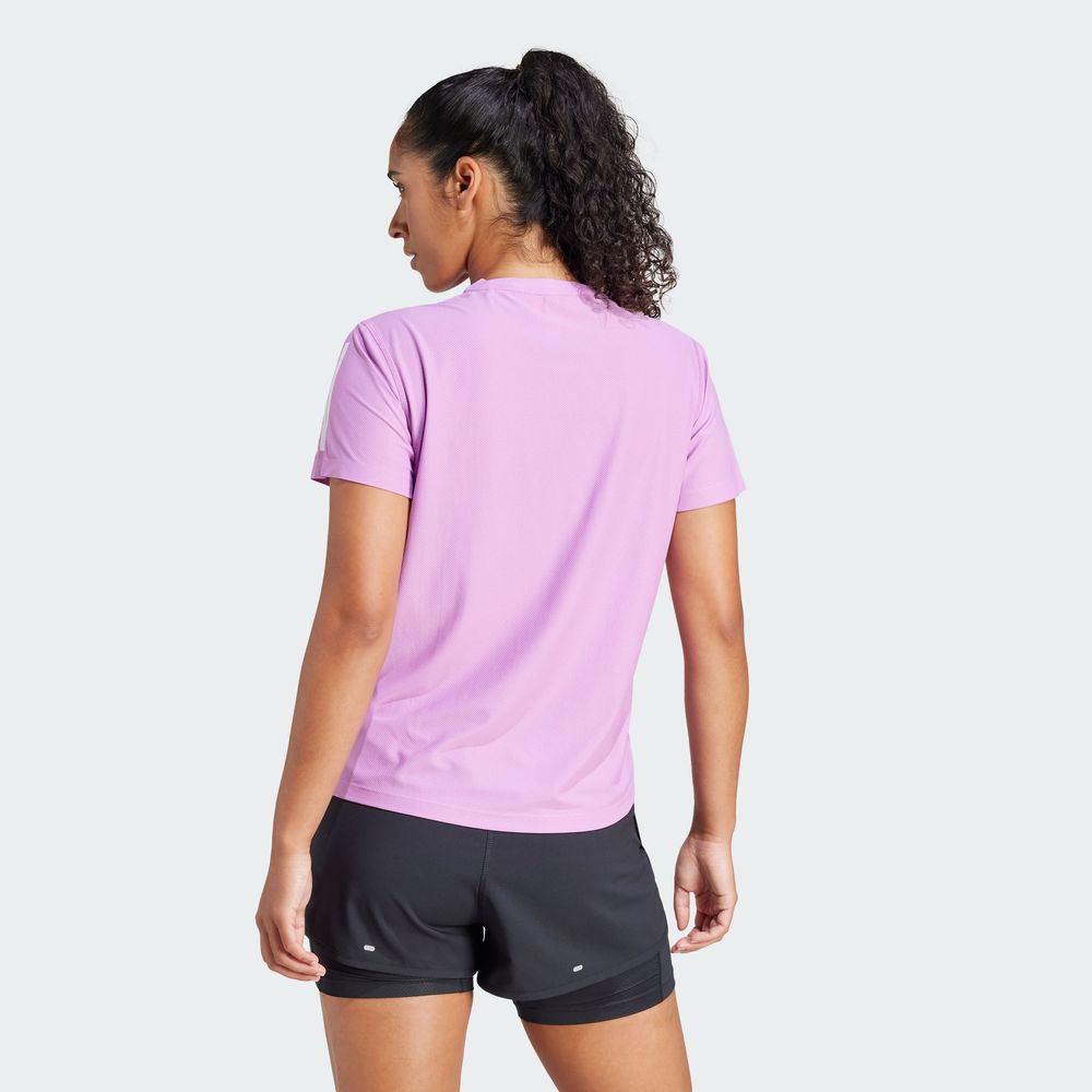 Foto 6 pulgar | Playera Own The Run Adidas Violeta Mujer