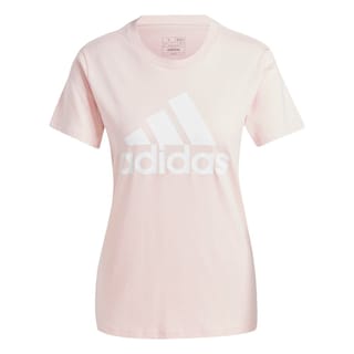 Foto 1 | Playera Loungewear Essentials Logo Adidas Rosa Mujer