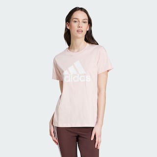 Foto 4 | Playera Loungewear Essentials Logo Adidas Rosa Mujer