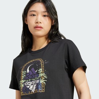 Foto 6 | Playera Mystic Estampada Adidas Negro Mujer