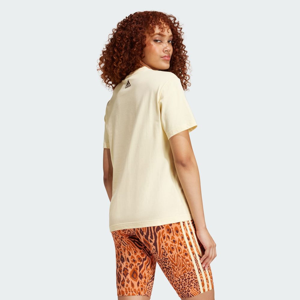 Foto 5 pulgar | Playera Estampada Adidas X Farm Rio Adidas Amarillo Mujer