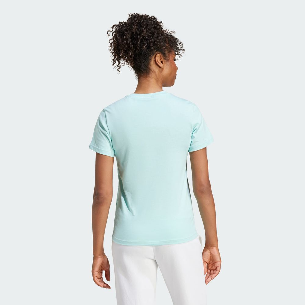 Foto 5 pulgar | Playera Mystic Estampada Adidas Turquesa Mujer
