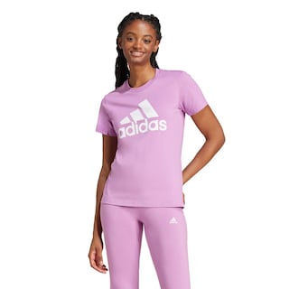 Foto 2 | Playera Loungewear Essentials Logo Adidas Violeta Mujer