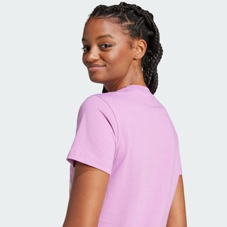 Foto 8 | Playera Loungewear Essentials Logo Adidas Violeta Mujer