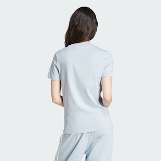 Foto 4 | Playera Loungewear Essentials Logo Ajustada Adidas Azul Mujer