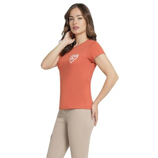 Foto 2 | Playera Mujer Lee Regular Fit 278 Rojo