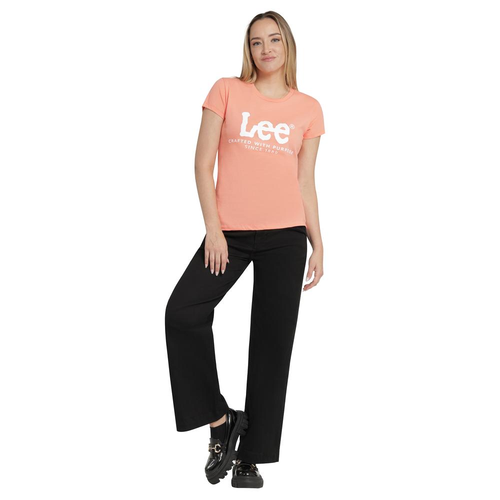 Foto 5 pulgar | Playera Mujer Lee Regular Fit 275 Rosa