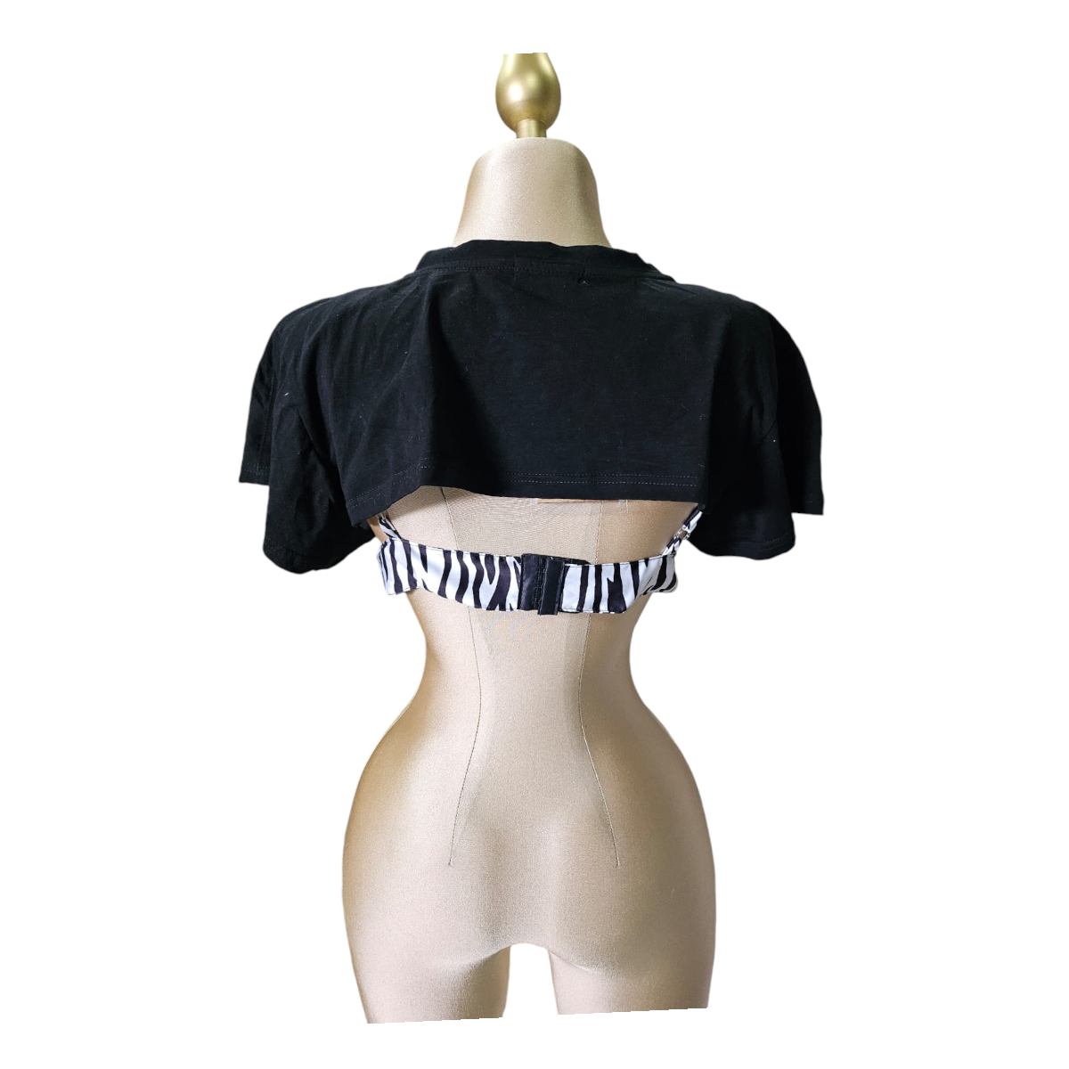 Foto 5 pulgar | Playera Top Color Negro Para Dama Balboa Los Angeles