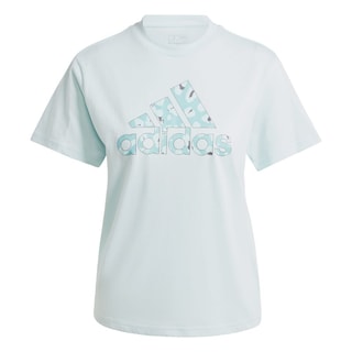 Foto 1 | Playera Animal Graphic Adidas Turquesa Mujer