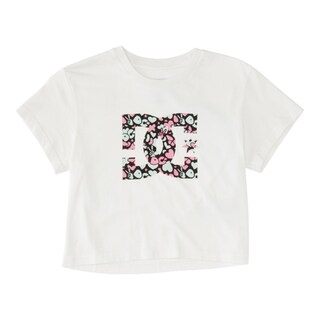 Foto 2 | Playera Dc Shoes Star Fill Color Blanco Mujer Modelo Adjzt03062wcqz