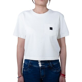Foto 1 | Playera Dc Shoes Basic Color Blanco Mujer Modelo Adjkt03028wcqy