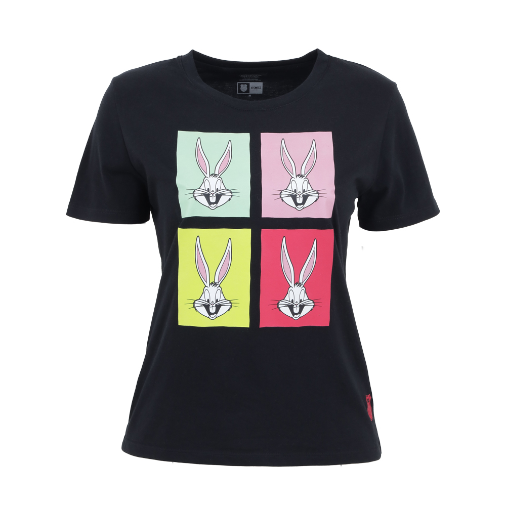 Foto 2 pulgar | Playera K-swiss Bugs Para Dama Color Negro