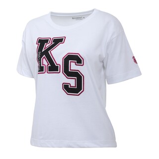 Foto 4 | Playera K-swiss Wts-13 Para Mujer Color Blanco