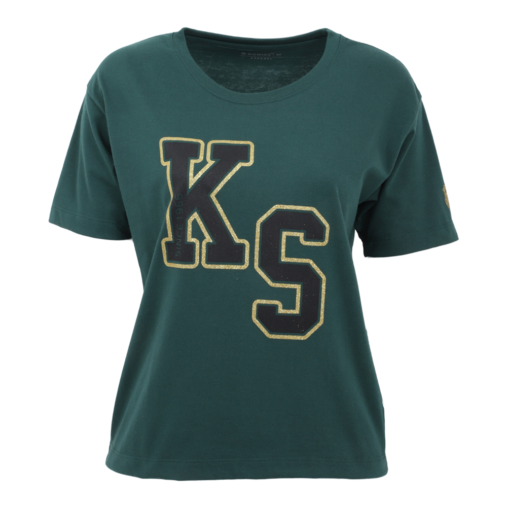 Foto 2 pulgar | Playera K-swiss Wts-13 Para Mujer Color Verde