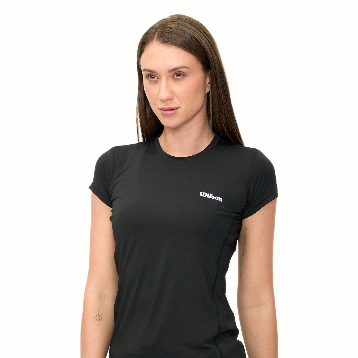 Foto 3 pulgar | Playera Wilson Ultraligera Cuello Redondo para Mujer
