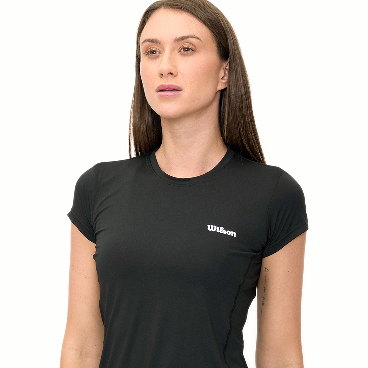 Foto 4 pulgar | Playera Wilson Ultraligera Cuello Redondo para Mujer