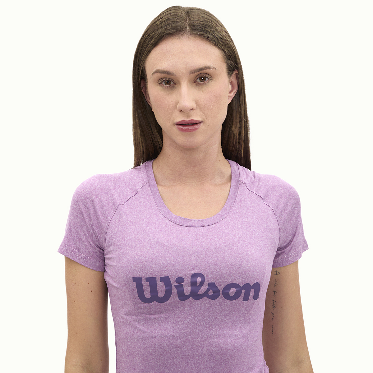 Foto 3 pulgar | Playera Wilson Cuello Redondo Estampada Para Mujer