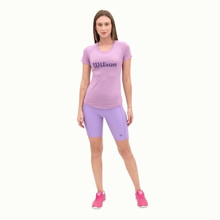 Foto 6 | Playera Wilson Cuello Redondo Estampada Para Mujer