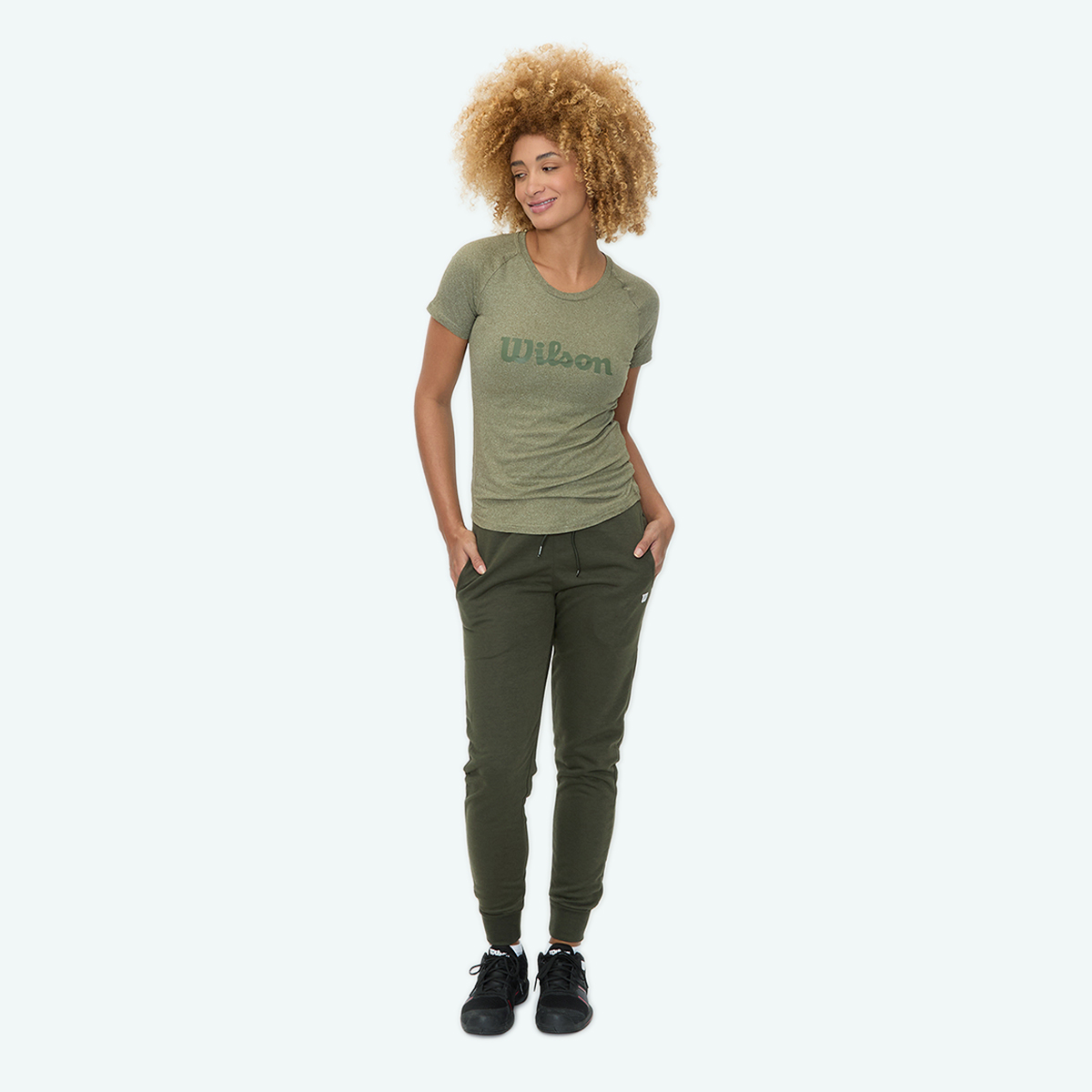 Foto 6 pulgar | Playera Wilson Cuello Redondo Estampada Para Mujer
