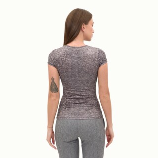 Foto 5 | Playera Wilson Cuello Redondo Jaspeada Para Mujer