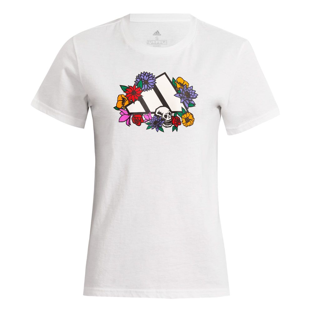 Foto 2 pulgar | W Ddlm Spw Tee Adidas Blanco Mujer