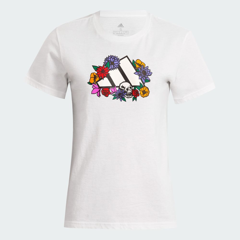 Foto 4 pulgar | W Ddlm Spw Tee Adidas Blanco Mujer