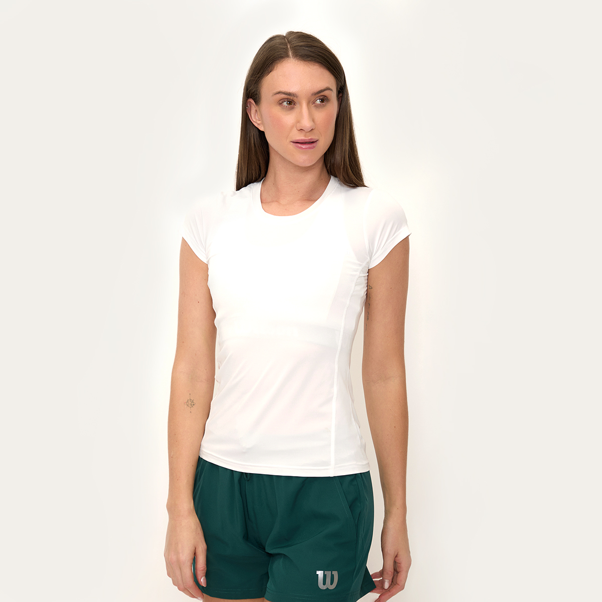 Foto 4 pulgar | Playera Wilson Ultra Ligera Cuello Redondo Para Mujer