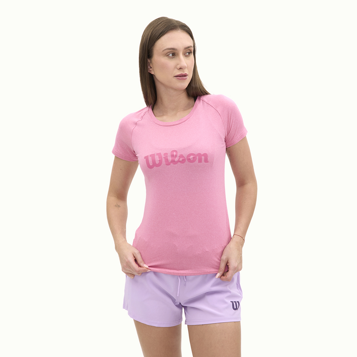 Foto 2 pulgar | Playera Wilson Cuello Redondo Estampada Para Mujer