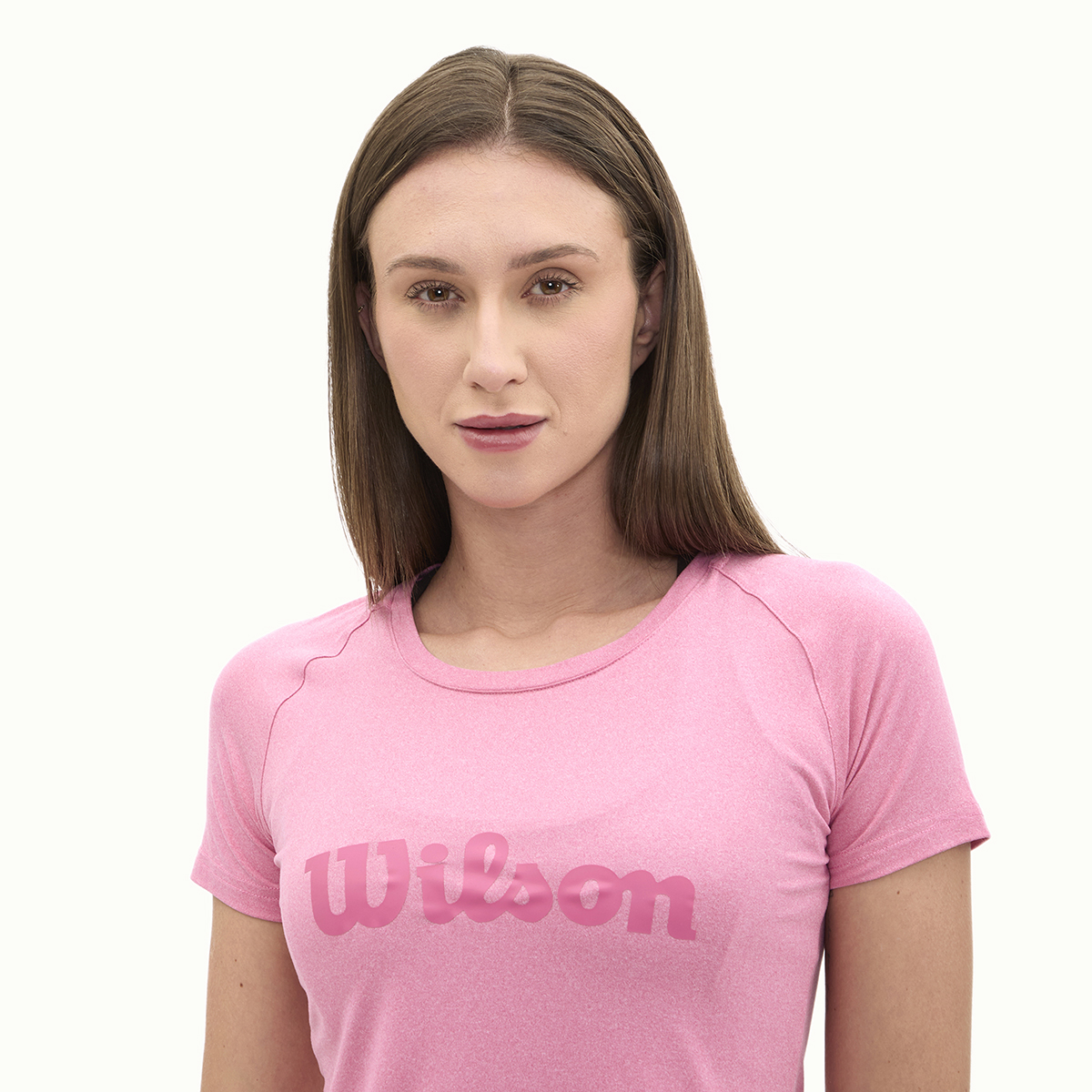 Foto 3 pulgar | Playera Wilson Cuello Redondo Estampada Para Mujer