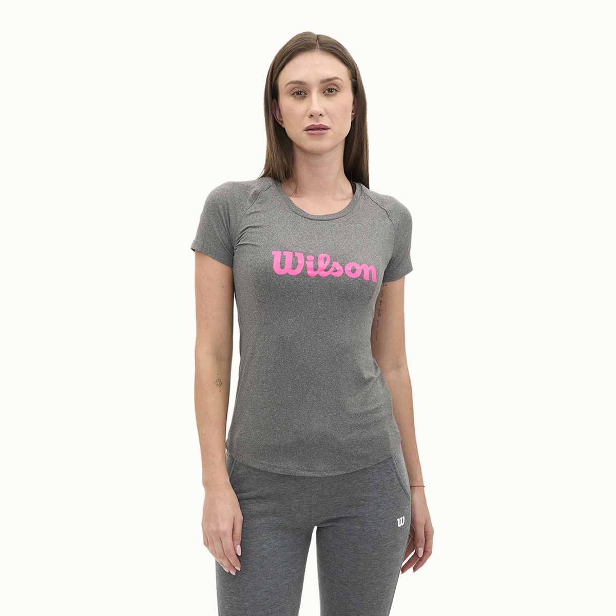 Foto 2 pulgar | Playera Wilson Cuello Redondo Estampada Para Mujer