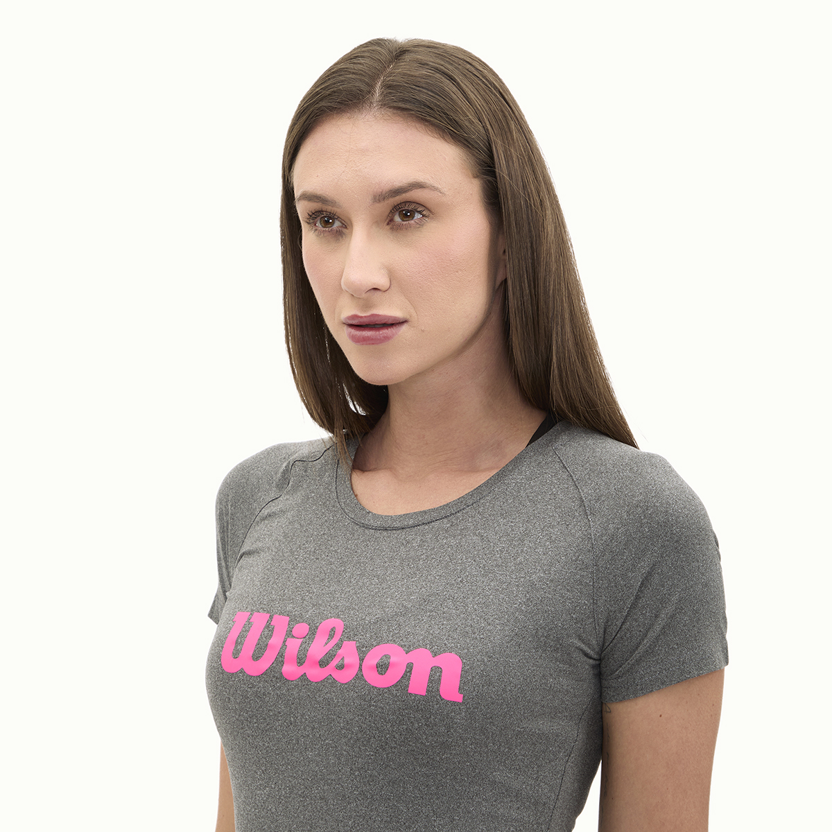 Foto 4 pulgar | Playera Wilson Cuello Redondo Estampada Para Mujer
