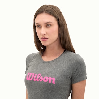 Foto 3 | Playera Wilson Cuello Redondo Estampada Para Mujer