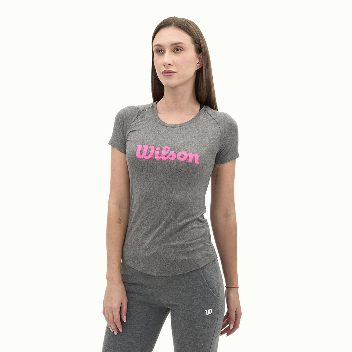 Foto 5 pulgar | Playera Wilson Cuello Redondo Estampada Para Mujer
