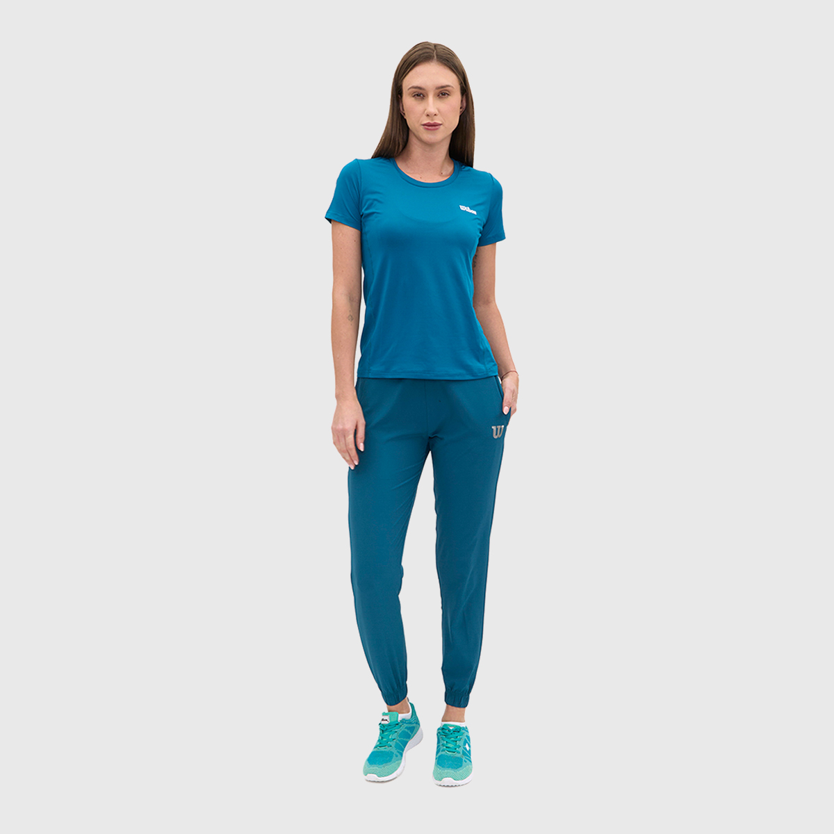 Foto 2 pulgar | Playera Wilson Ultra Ligera Cuello Redondo Para Mujer