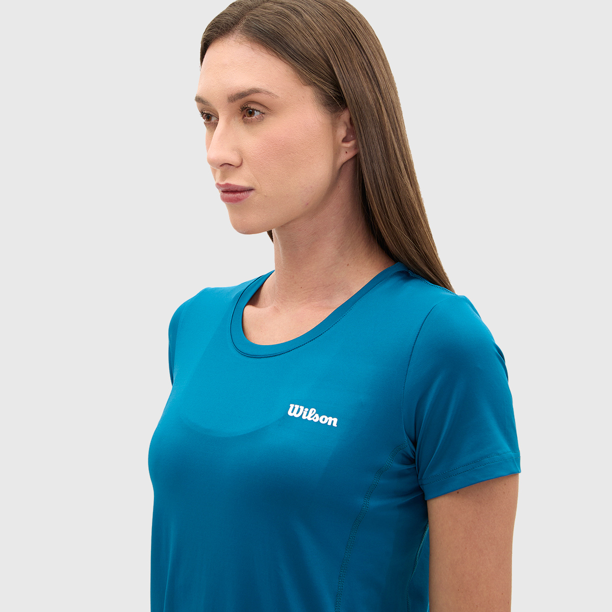 Foto 5 pulgar | Playera Wilson Ultra Ligera Cuello Redondo Para Mujer