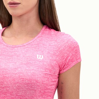 Foto 4 | Playera Wilson Cuello Redondo Jaspeada Para Mujer