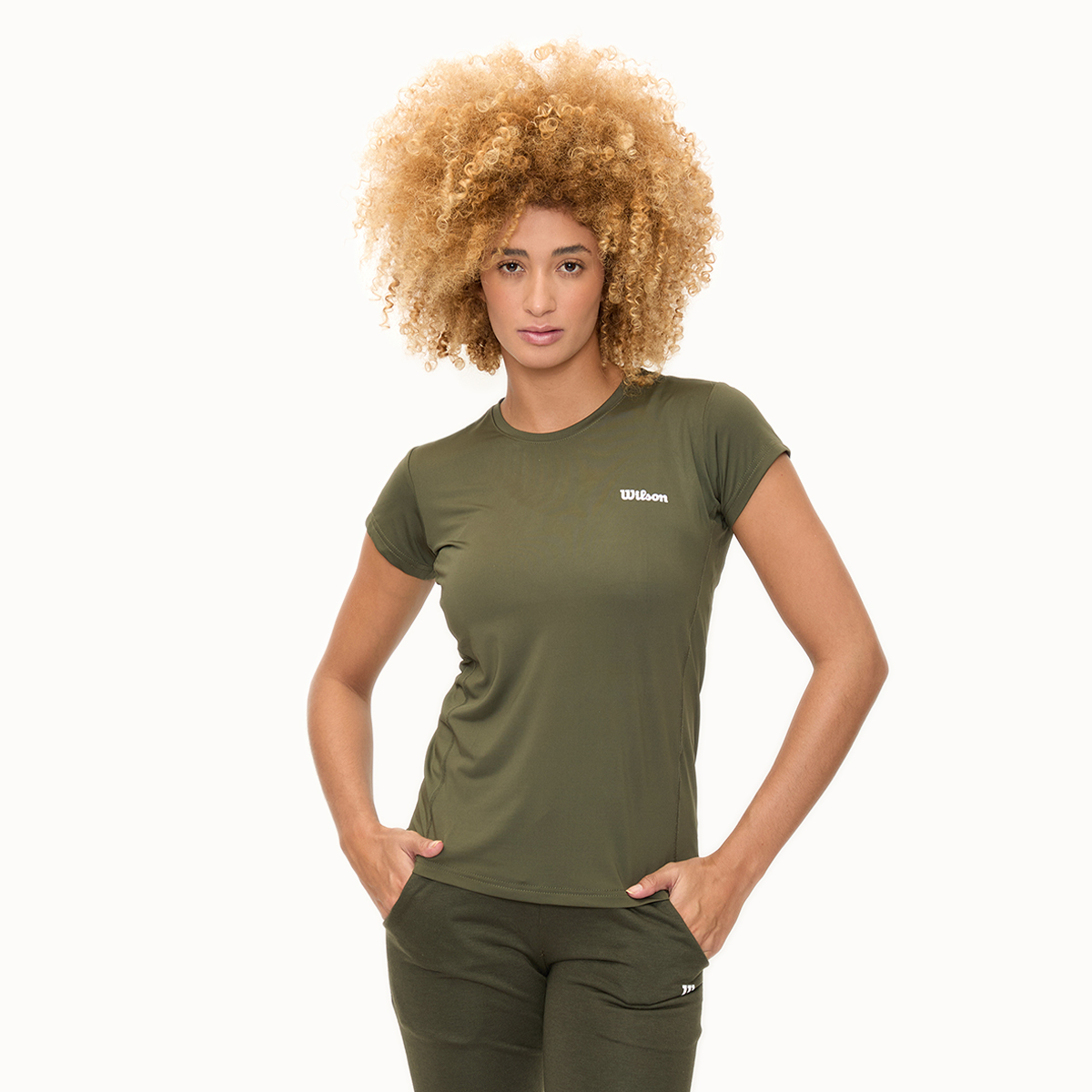 Foto 1 | Playera Wilson Ultraligera Cuello Redondo para Mujer