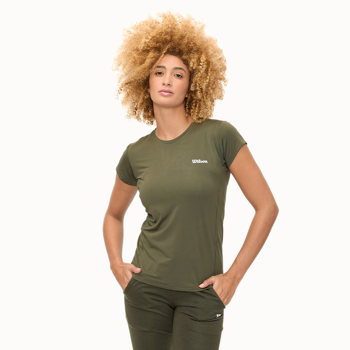 Foto 3 pulgar | Playera Wilson Ultraligera Cuello Redondo para Mujer