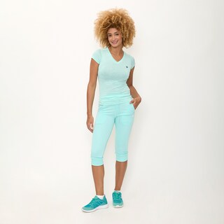 Foto 5 | Playera Wilson Cuello V Jaspeada Para Mujer