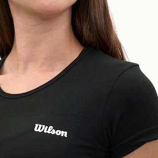 Foto 4 | Playera Wilson Polyspun Cuello Redondo Lisa Para Mujer