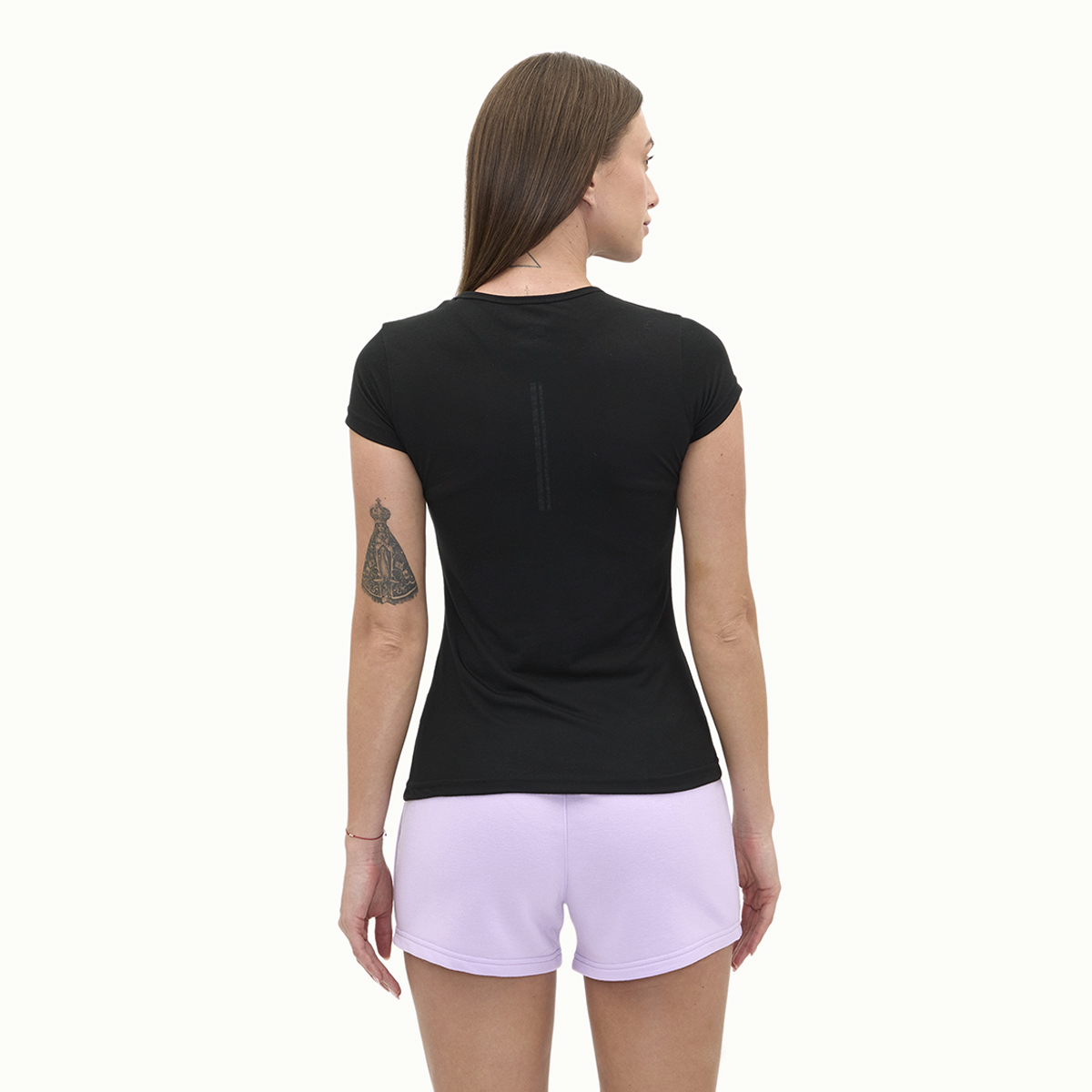 Foto 6 pulgar | Playera Wilson Polyspun Cuello Redondo Lisa Para Mujer