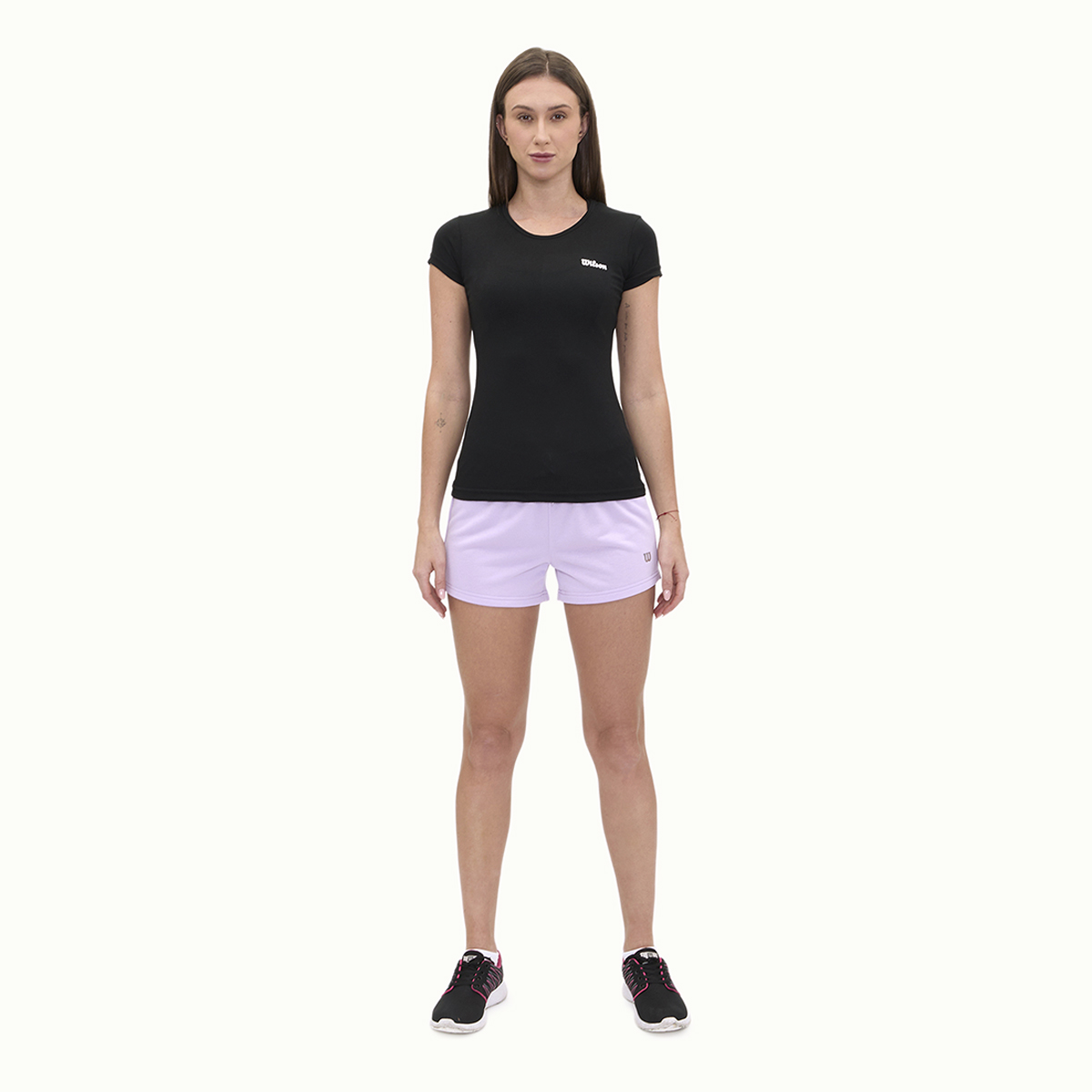 Foto 7 pulgar | Playera Wilson Polyspun Cuello Redondo Lisa Para Mujer