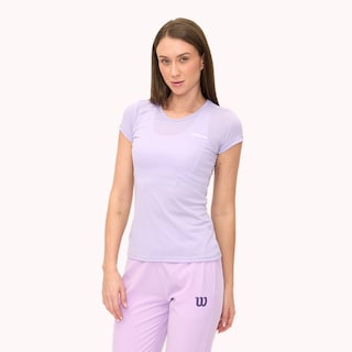 Foto 2 | Playera Wilson Polyspun Cuello Redondo Lisa Para Mujer