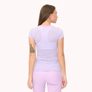 Foto 4 | Playera Wilson Polyspun Cuello Redondo Lisa Para Mujer