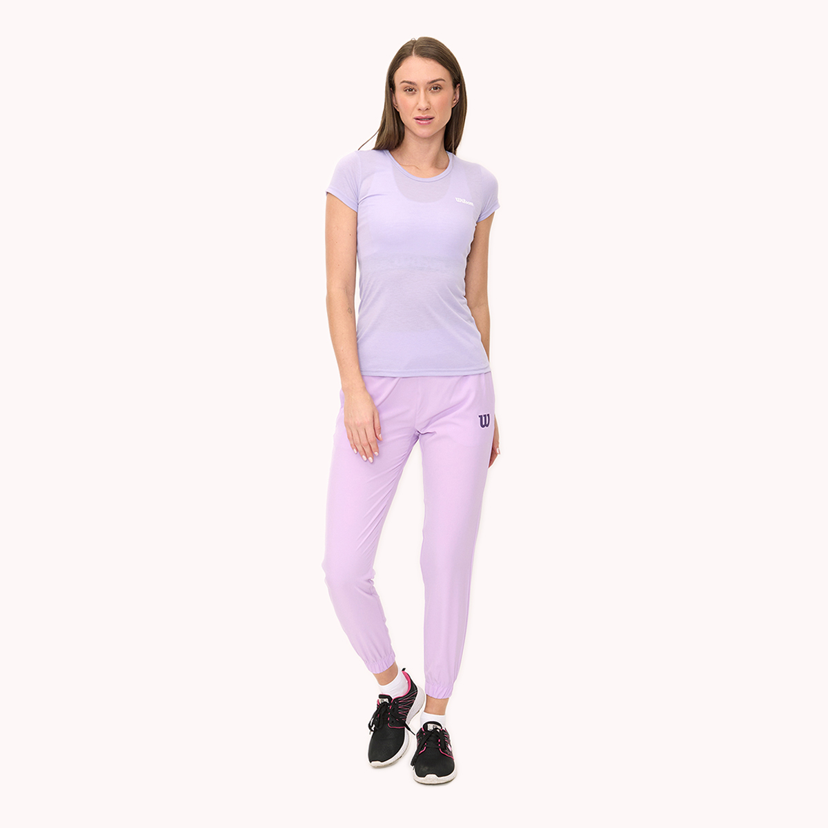 Foto 6 pulgar | Playera Wilson Polyspun Cuello Redondo Lisa Para Mujer